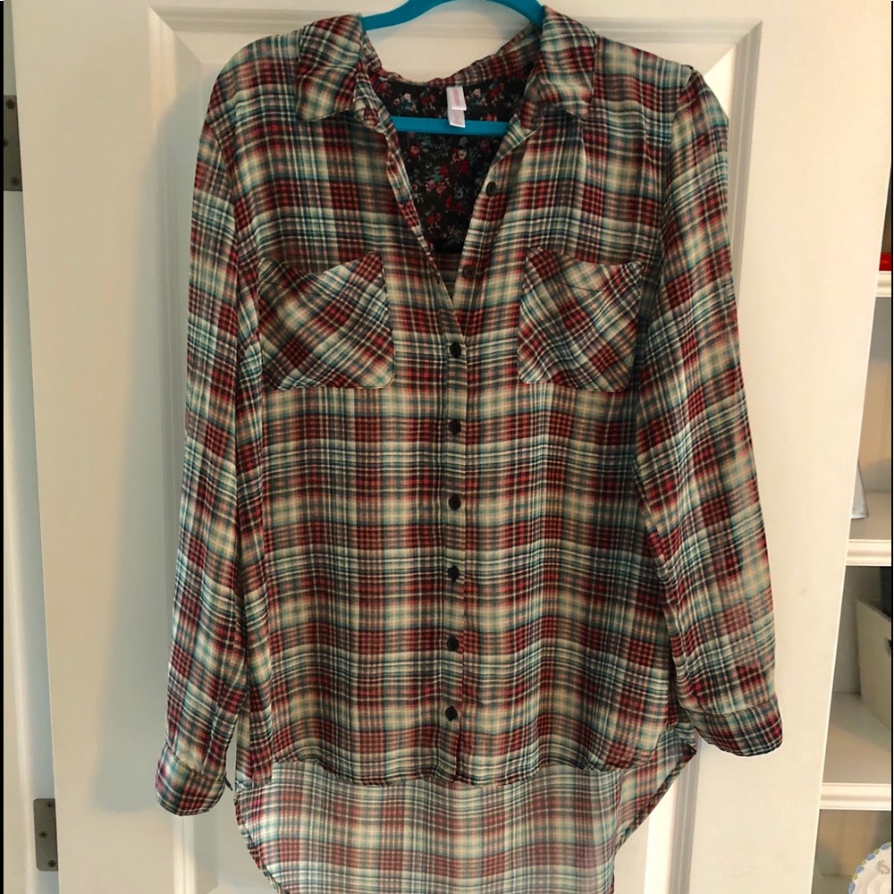 Super cute Xhilaration Plaid Shirt